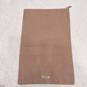 Miu Miu Dust bag Size 9”w‎ x 14”h